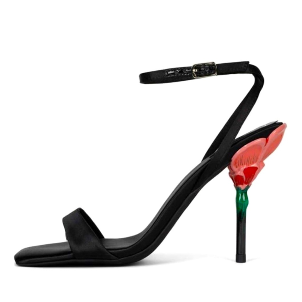 Jeffrey Campbell Black Rosing - RARE SHOE